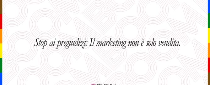 Stop ai pregiudizi: Il marketing non è solo vendita