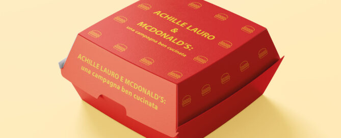 Achille Lauro e McDonald’s: una campagna ben cucinata